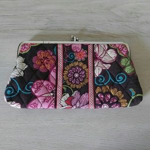 Vera Bradley clip wallet